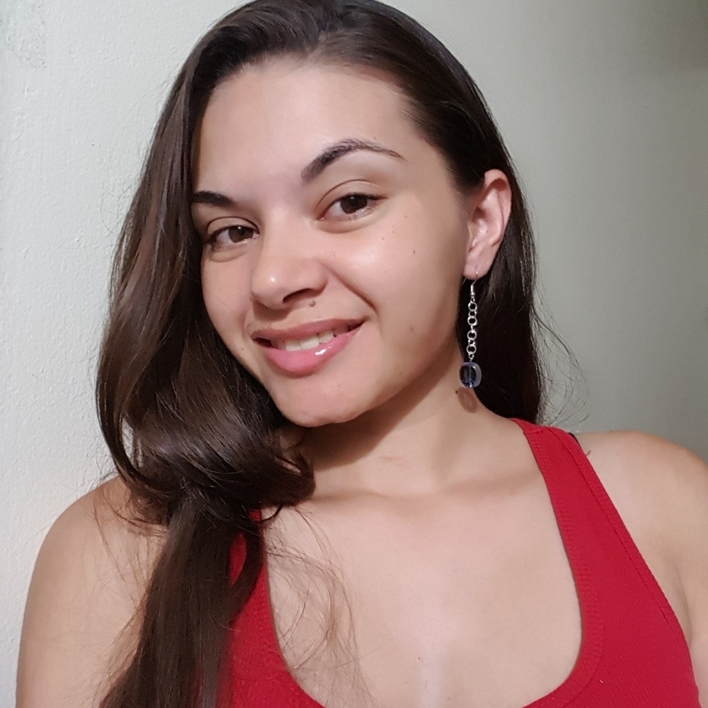 Sky Blue Glass Drop Dangling Earrings